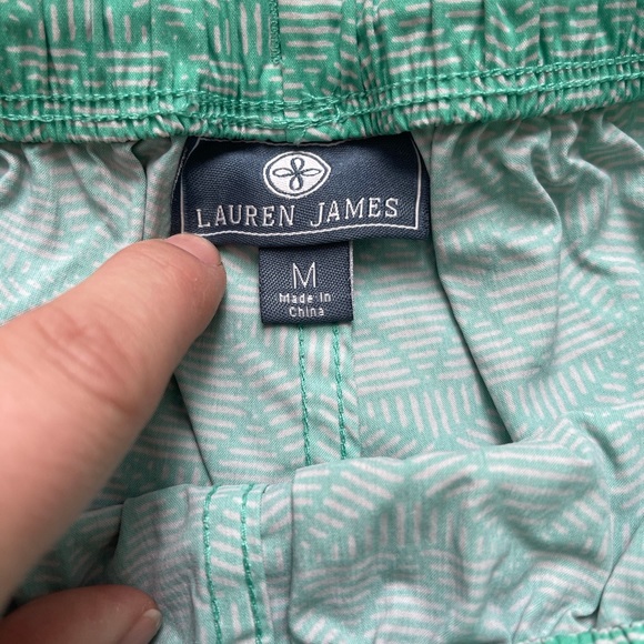 Lauren James Swimsuit Board Shorts Medium With Drawstring excellent condition 🤍 - Picture 3 of 7